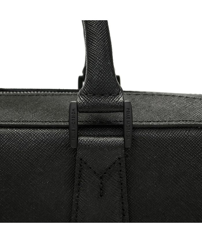ペッレモルビダ ビジネスバッグ 2way キャピターノ レザー ブラック 二層 ペッレモルビダ バッグ キャピターノ 型押し リモンタナイロン
