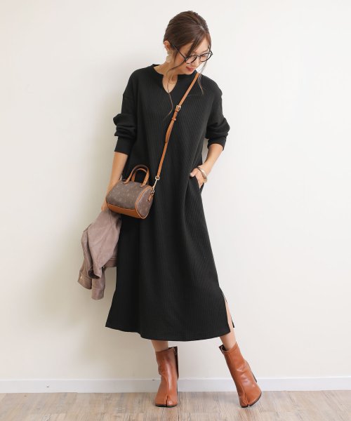 クーポン セール10 Off ワッフルキーネック長袖tシャツワンピース アンドミー And Me D Fashion クーポン セール10 Off ワッフルキーネック長袖tシャツワンピース アンドミー And Me D Fashion