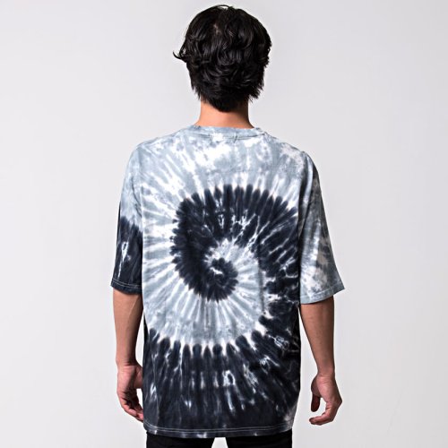 Cavaria キャバリア サークルタイダイ染めクルーネック半袖tシャツ キャバリア Cavaria D Fashion