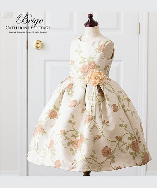 リッチ シック花柄ジャガードドレス キャサリンコテージ Catherine Cottage D Fashion