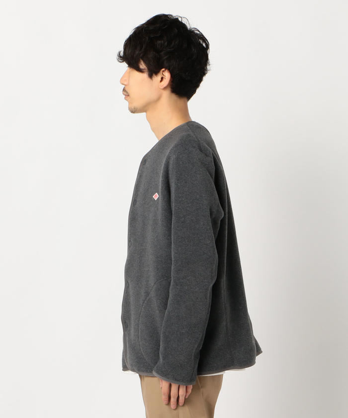 DANTON ダントン ノーカラーフリースジャケット 38サイズ JD-8939 ◇[JD-8939]DANTON(ダントン) FLEECE COLLARLESS JACKET