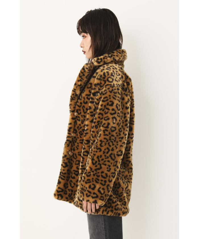 セール】LEOPARD FAKE FUR COAT(503352971) | ラグアジェム