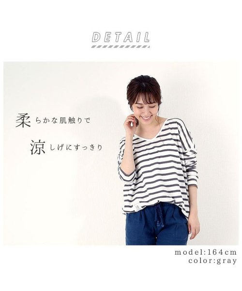 Vネック ボーダーtシャツ レディース バックヤード Backyard D Fashion Vネック ボーダーtシャツ レディース バックヤード Backyard D Fashion