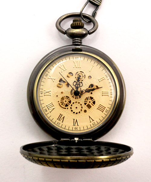 懐中時計 PWA008－GLD ポケットウォッチ 手巻き 機械式時計 メンズ時計 