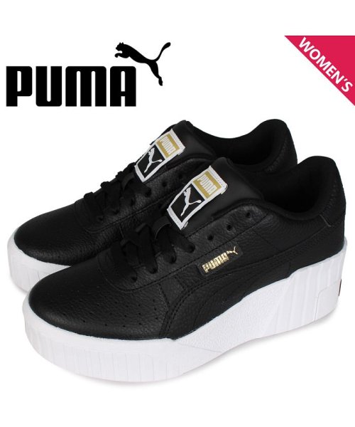 プーマ Puma カリ ウェッジ スニーカー レディース 厚底 Cali Wedge ブラック 黒 373438 503360840 プーマ Puma D Fashion