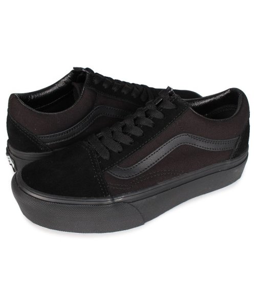 Vans ヴァンズ オールドスクール プラットフォーム スニーカー レディース バンズ 厚底 Old Skool Platform ブラック 黒 Vn0a3b3 ヴァンズ Vans D Fashion