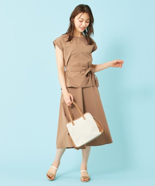 セール 美人百花9月号掲載 2set ミニストライプセットアップ ワンピース エニィ スィス Anysis D Fashion