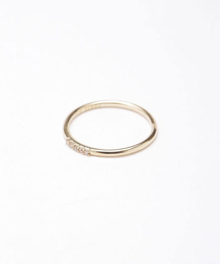 セール 50%OFF】PORTE-BONHEUR/別注K10YG Diamond Ring(503291229