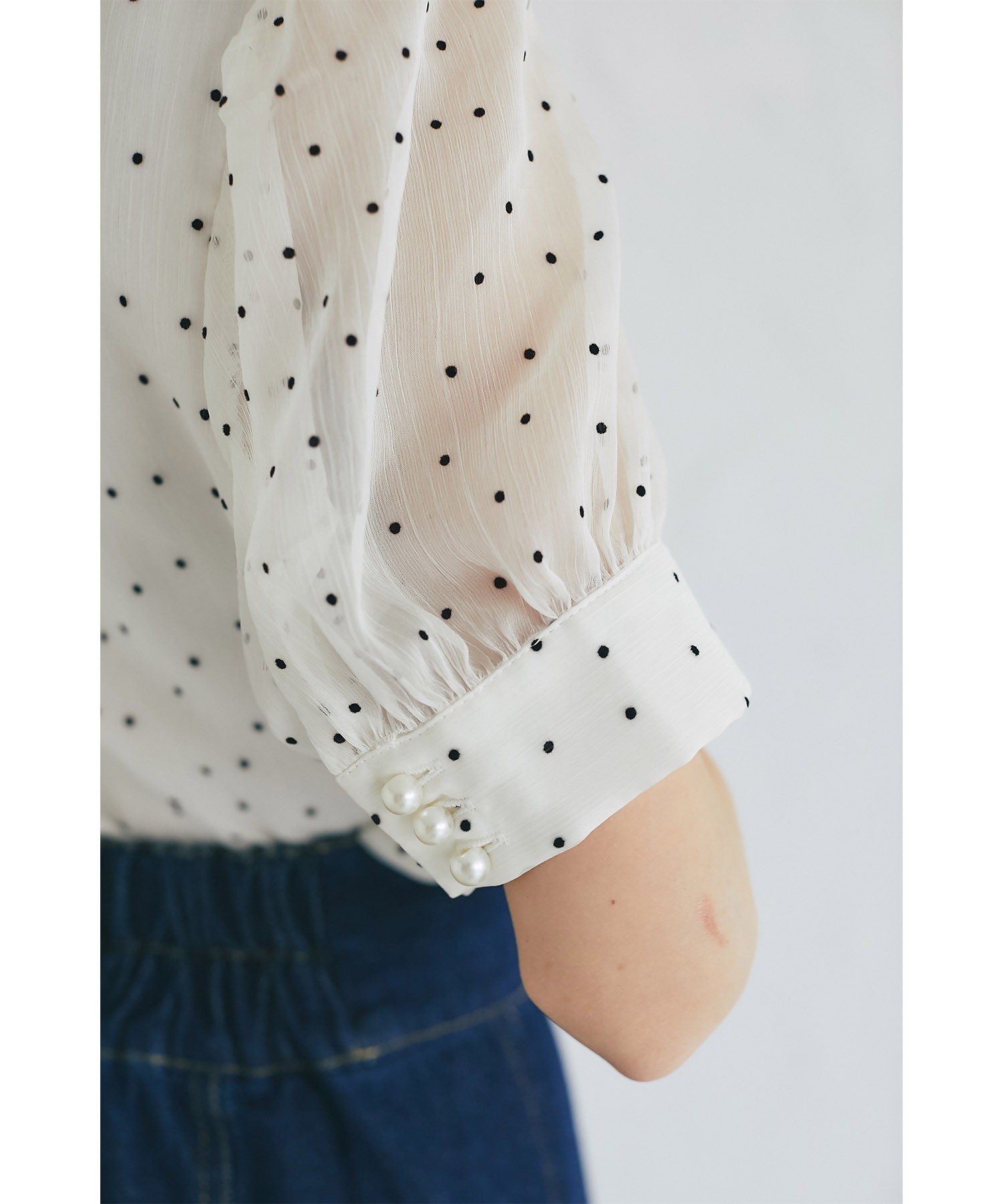 セール】トッコクローゼット tocco closet プチフリルネック