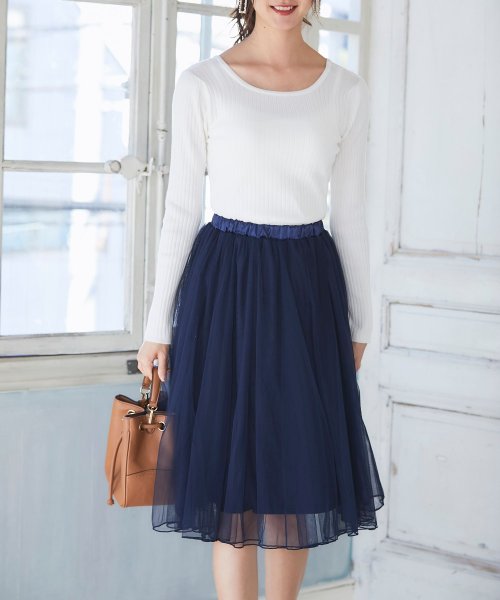 ミモレ丈チュールスカート トッコクローゼット Tocco Closet D Fashion ミモレ丈チュールスカート トッコクローゼット Tocco Closet D Fashion