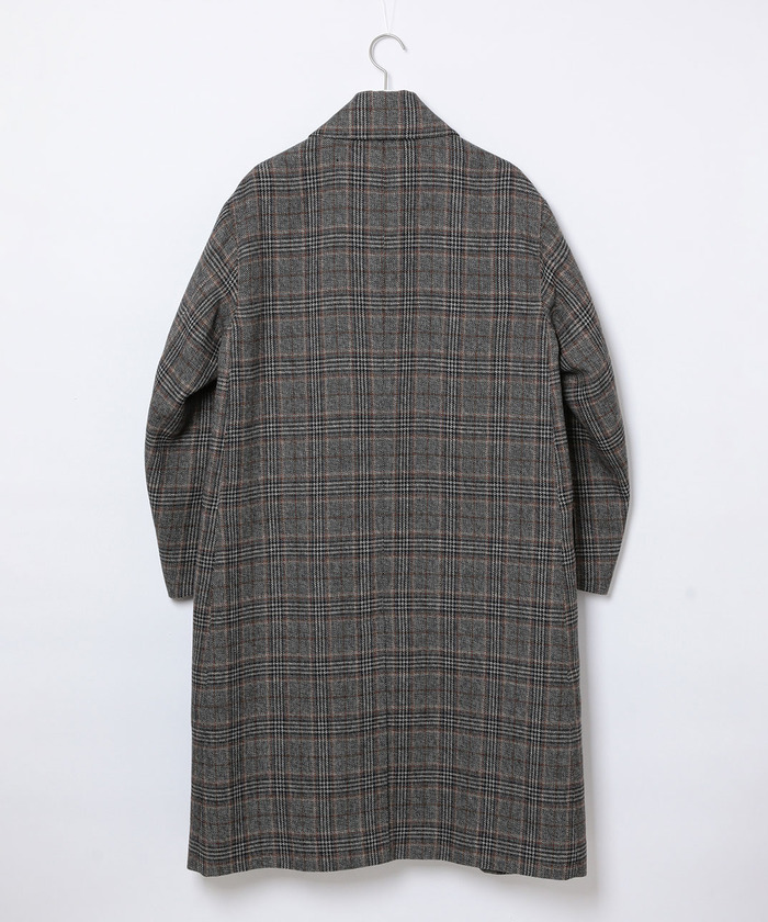 HYBRID TWEED】オーバーサイズ ステンカラーコート(503370872 HYBRID TWEED】オーバーサイズ ステンカラーコート(503370872