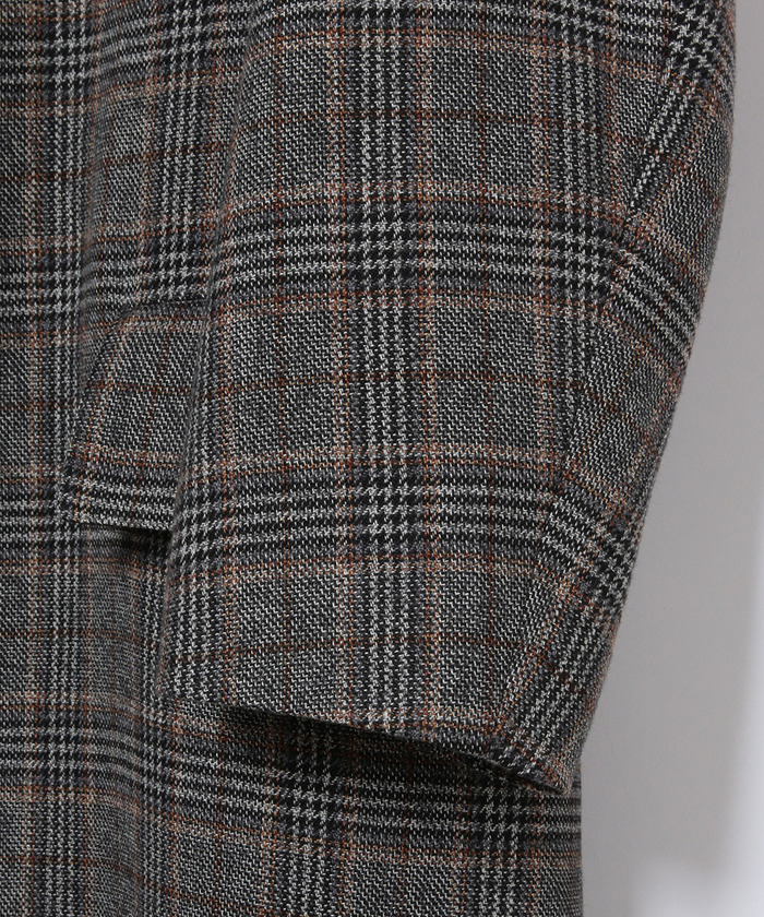 HYBRID TWEED】オーバーサイズ ステンカラーコート(503370872 HYBRID TWEED】オーバーサイズ ステンカラーコート(503370872