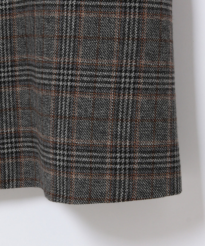 HYBRID TWEED】オーバーサイズ ステンカラーコート(503370872 HYBRID TWEED】オーバーサイズ ステンカラーコート(503370872