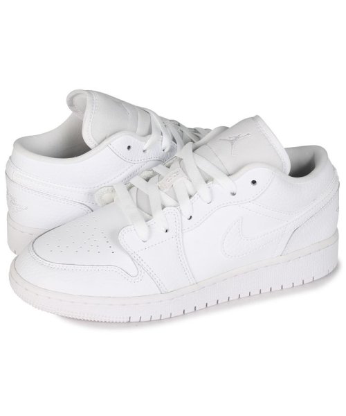 NIKE AIR JORDAN 1 LOW GS ナイキ エアジョーダン1 ロー スニーカー レディース ホワイト 白  553560－130(503390237) | ナイキ(NIKE) - d fashion