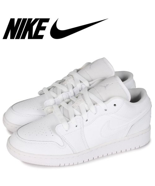 Nike Air Jordan 1 Low Gs ナイキ エアジョーダン1 ロー スニーカー レディース ホワイト 白 130 ナイキ Nike D Fashion