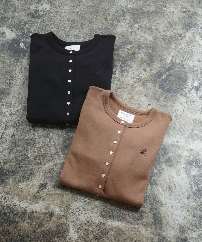 agnes b. pour ADAM ET ROPE'】CARDIGAN PRESSIONS(503391804 agnes b. pour ADAM ET ROPE'】CARDIGAN PRESSIONS(503391804