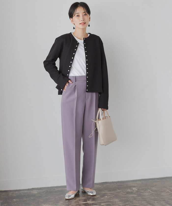 agnes b. pour ADAM ET ROPE'】CARDIGAN PRESSIONS(503391804 agnes b. pour ADAM ET ROPE'】CARDIGAN PRESSIONS(503391804