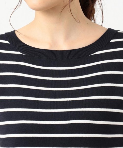 Web限定 ボーダー ニットワンピース 組曲 大きいサイズ Kumikyoku Large Size D Fashion Web限定 ボーダー ニットワンピース 組曲 大きいサイズ Kumikyoku Large Size D Fashion