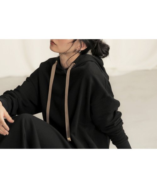 セール フーディーフレアスウェットロングワンピース ブージュルード Bou Jeloud D Fashion セール フーディーフレアスウェットロングワンピース ブージュルード Bou Jeloud D Fashion