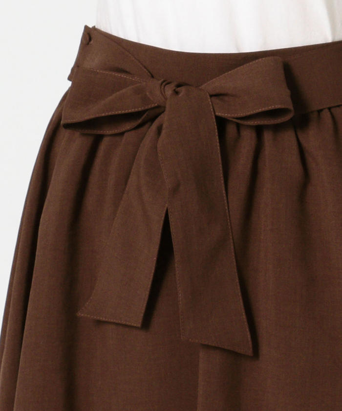 MISCH MASCH♡配色ラインウエストリボンフレアスカート セール 77%OFF】ミッシュマッシュ MISCH MASCH ウエストリボン