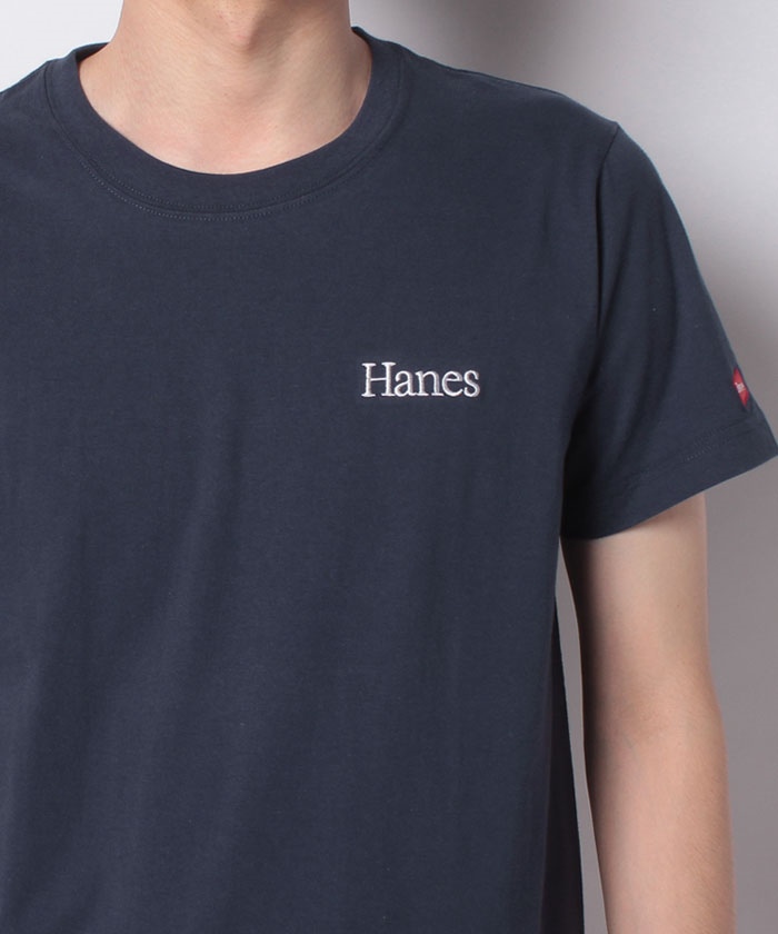 Hanes】 ヘインズ ワンポイント プリント 半袖 Tシャツ ユニセックス