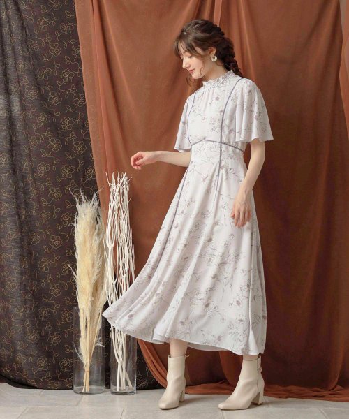 Steady 11月号 美人百花 Ray10月号掲載 ペン書きリリーワンピース 503401676 ノエラ Noela D Fashion