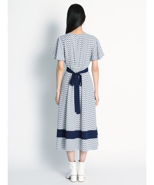 江戸切子柄ワンピース リリー ブラウン Lily Brown D Fashion 江戸切子柄ワンピース リリー ブラウン Lily Brown D Fashion