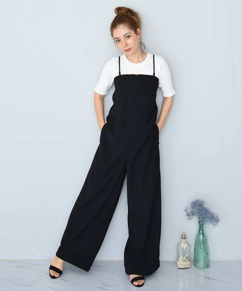 授乳サロペット風パンツ マタニティ服 授乳服 マタニティパンツ サロペット オールインワン 妊婦 授乳服 春夏秋冬 美脚 ビッグシルエット 美ライン チョコア Chocoa D Fashion