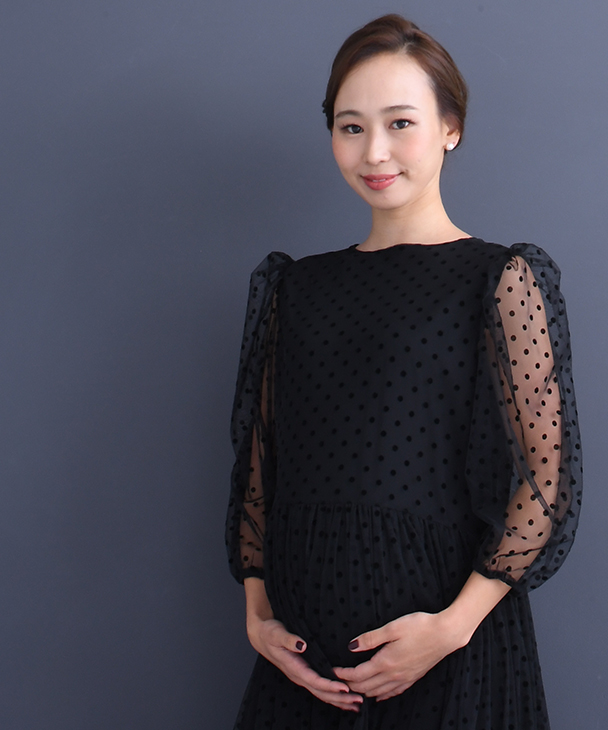 CHOCOA 授乳ドットチュールワンピース 楽天市場】授乳ドットチュールワンピース【マタニティ服／授乳服
