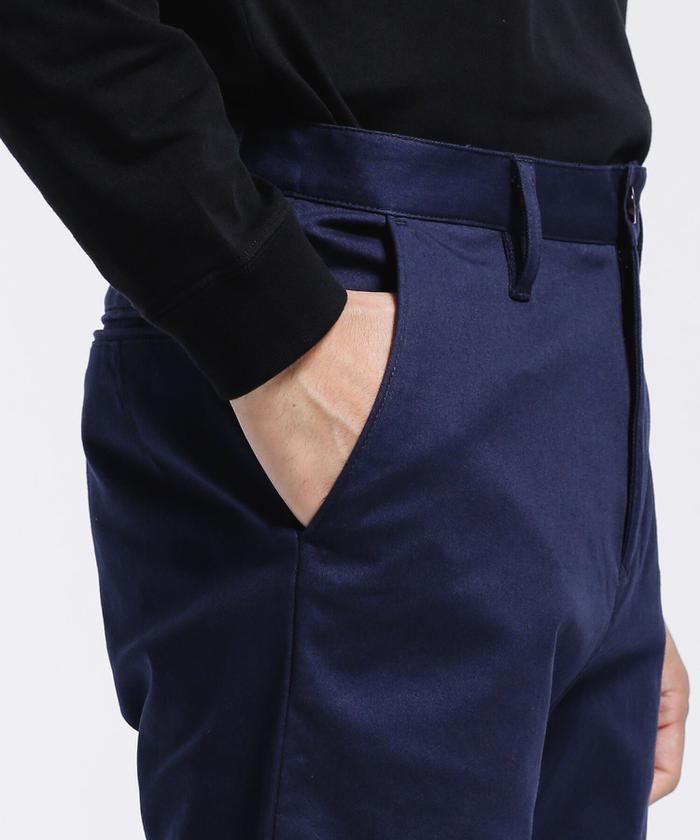 WEB限定】【骨格ストレート】ストレッチテーパードパンツ