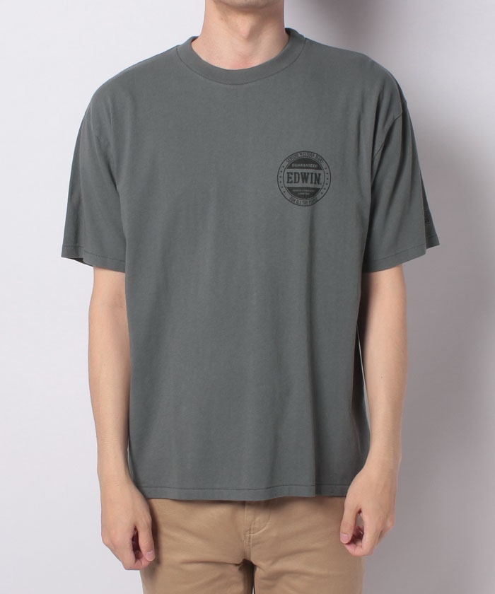 EDWIN】 エドウィン 胸ワンポイントロゴ 半袖 Tシャツ EDWIN】 エドウィン 胸ワンポイントロゴ 半袖 Tシャツ
