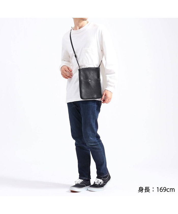 バッグ PORTER CLASSIC - DEER SKIN POUCH - BLACK ポータークラシック PORTER CLASSIC ポータークラシック