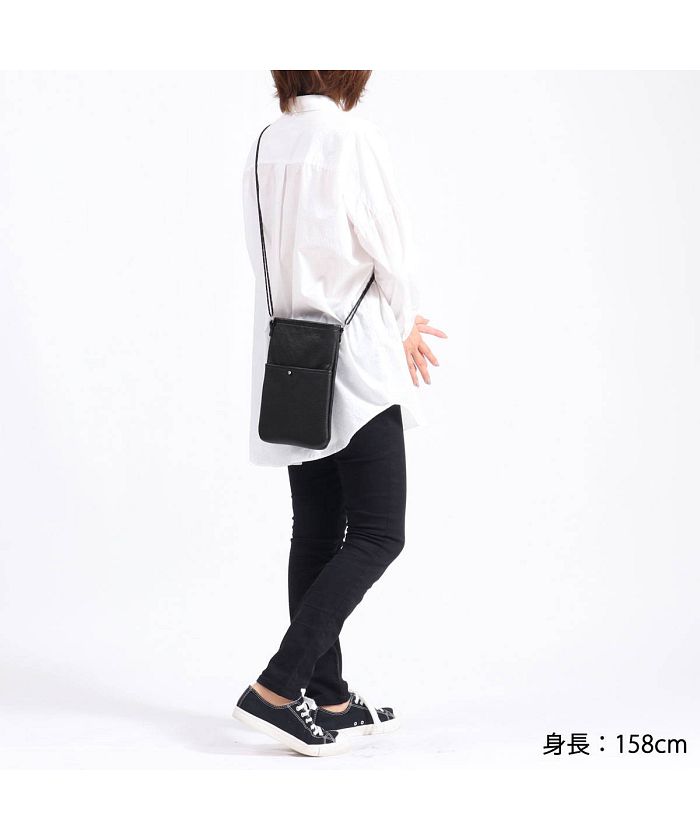 バッグ PORTER CLASSIC - DEER SKIN POUCH - BLACK ポータークラシック PORTER CLASSIC ポータークラシック