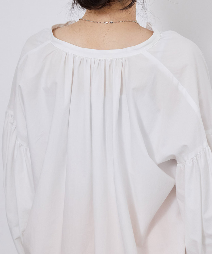 セール 50%OFF】ドロップバルーンスリーブブラウス(503413718
