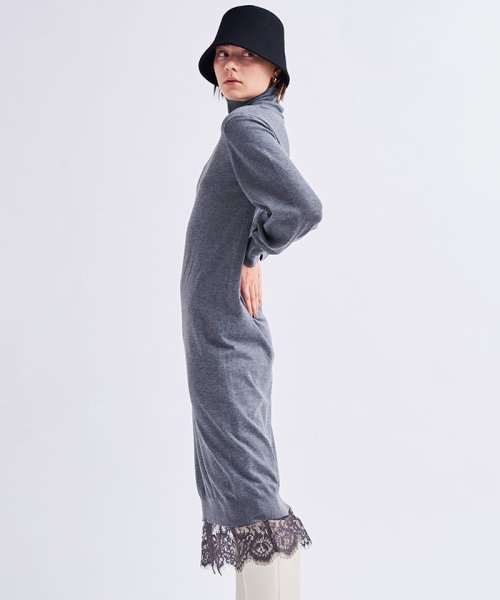 セール55 Off レースインナーコンビニットワンピース ランバンオンブルー Lanvin En Bleu D Fashion