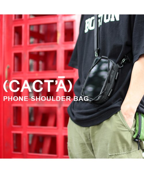 カクタ スマホ ポーチ ショルダーバッグ ポシェット メンズ ブランド 縦 横 Cacta Cac 1013 カクタ Cacta D Fashion