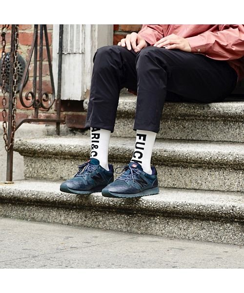 Chari Co チャリアンドコー 靴下 ソックス ハイソックス メンズ Af Knee High Socks ブラック ホワイト 黒 白 チャリアンドコー Chari Co D Fashion