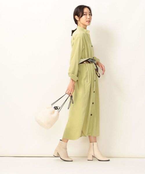 Ships Any コーデュロイ オープン ロングワンピース シップス エニィ ウィメンズ Ships Any Womens D Fashion