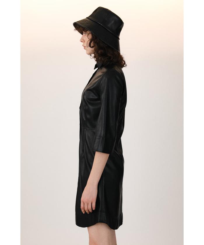 セール 50%OFF】SKIN LEATHER ワンピース(503428069) | スライ