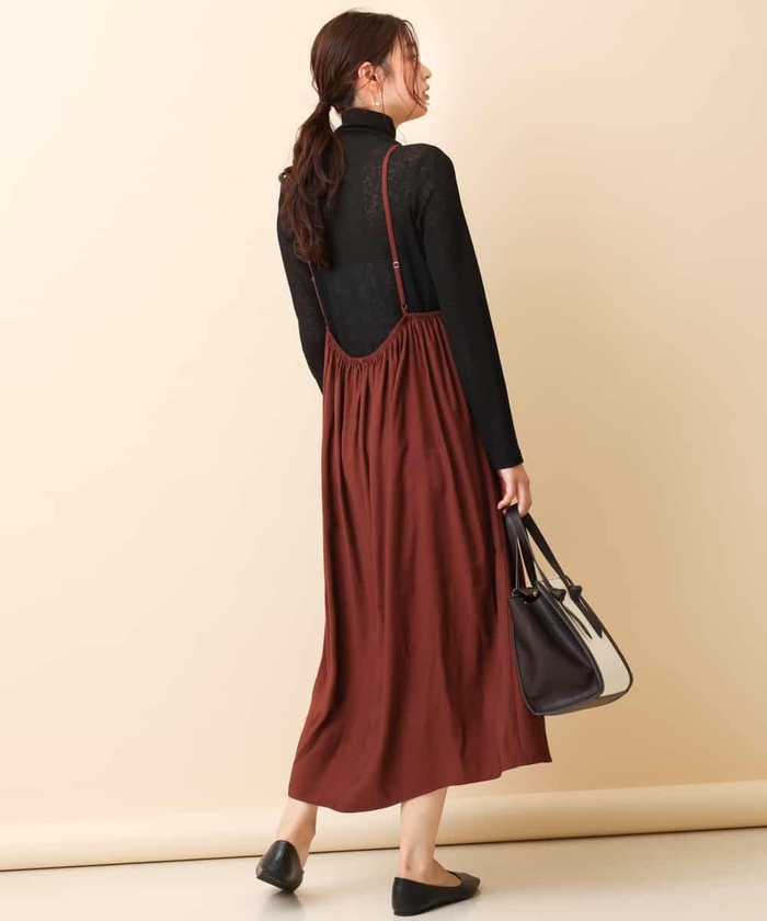 セール 60%OFF】【2点セット/洗える】シアーインナー×キャミ