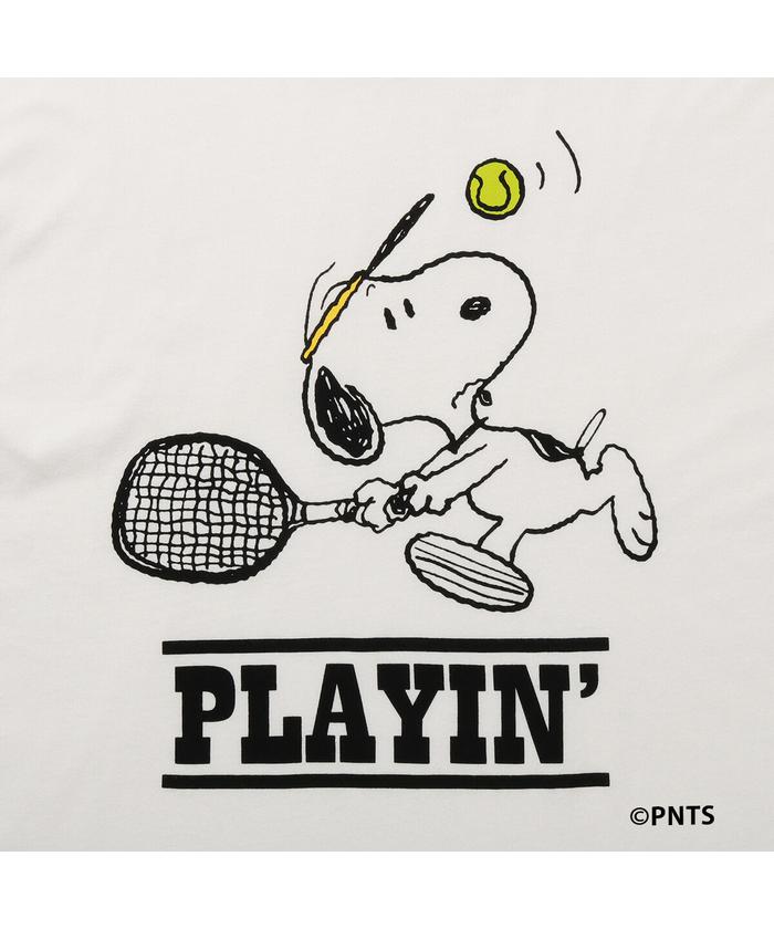 セール 50%OFF】グラフィックオーバーサイズTシャツ Snoopy Playin 
