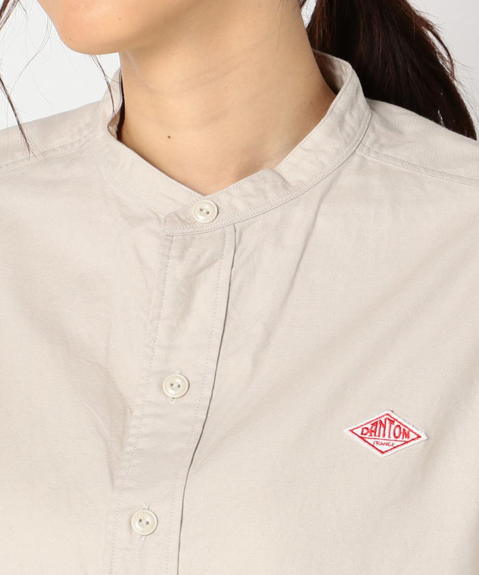 DANTON バンドカラーシャツ　 36 クーポン】【DANTON/ダントン】バンドカラーシャツ SHIRTS YOX