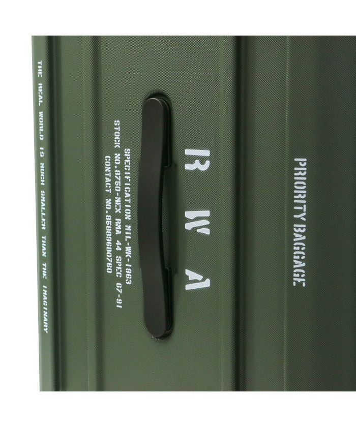 中型 ミリタリー キャリーケース RWA88 クーポン】アールダブルエー RWA RWA スーツケース アール