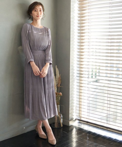 セール マジョリカプリーツサテンワンピース ロペピクニック Rope Picnic D Fashion