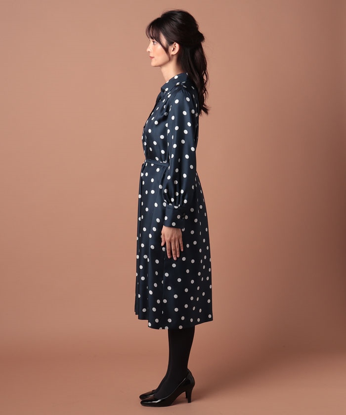セール】オールド イングランド OLD ENGLAND シルクポルカドット セール】オールド イングランド OLD ENGLAND シルクポルカドット