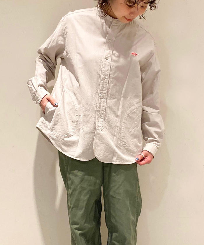 DANTON/ダントン】バンドカラーシャツ SHIRTS YOX #JD-3606 YOX