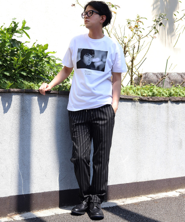 セール】【Kevin Cummins×MEN'S BIGI】OASISフォトグラフTシャツ<Noel