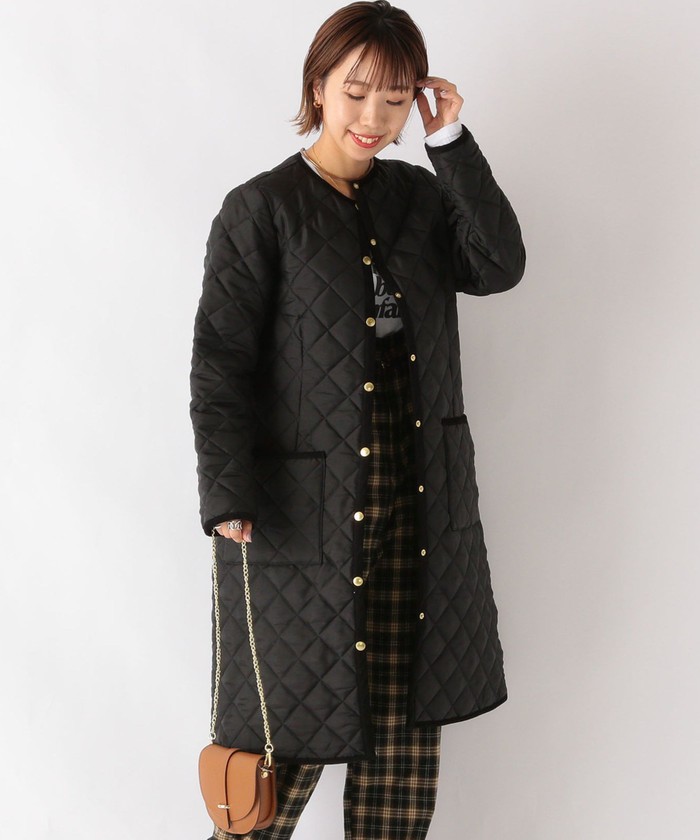 SHIPS any別注】Traditional Weatherwear: ARKLEY LONG ノーカラー