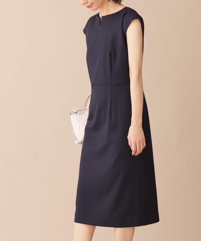 【お買得】 セール】Aperi/キーネックウエスト切り替えワンピース(503475163 ワンピース