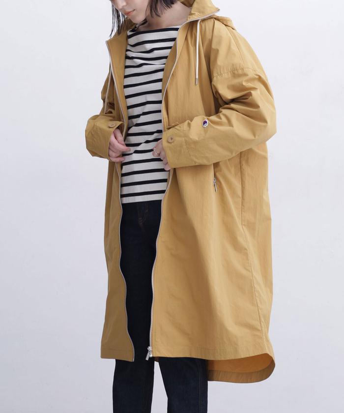 セール 60%OFF】Champion/別注ナイロンタフタ2wayフードロング セール 60%OFF】Champion/別注ナイロンタフタ2wayフードロング